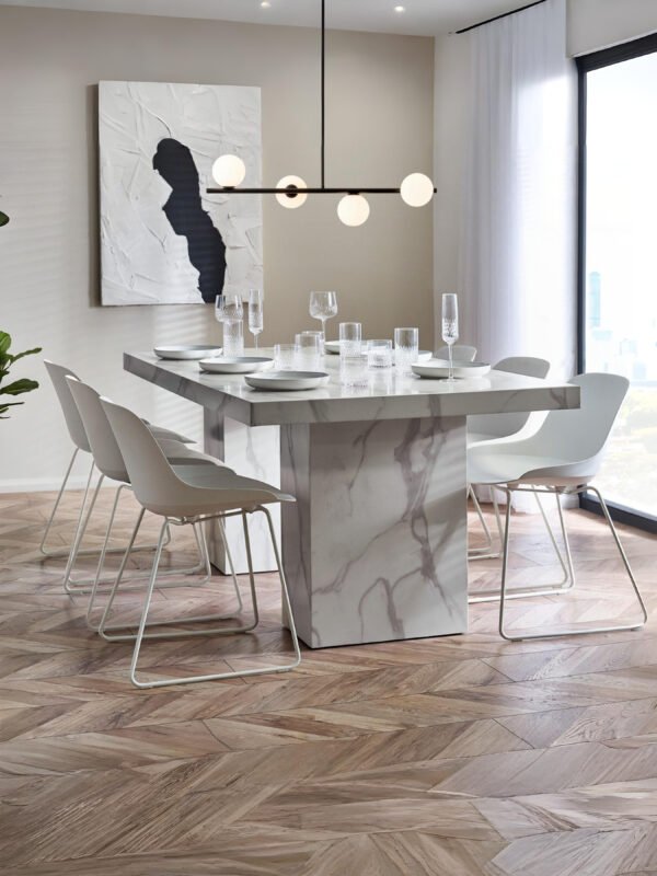 Rome Rectangular 6-8 Seater Dining Table - Image 10