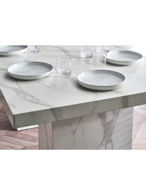 Rome Rectangular 6-8 Seater Dining Table - Image 7