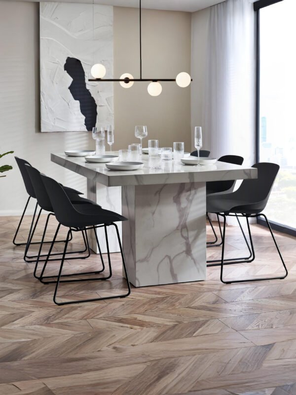 Rome Rectangular 6-8 Seater Dining Table - Image 9