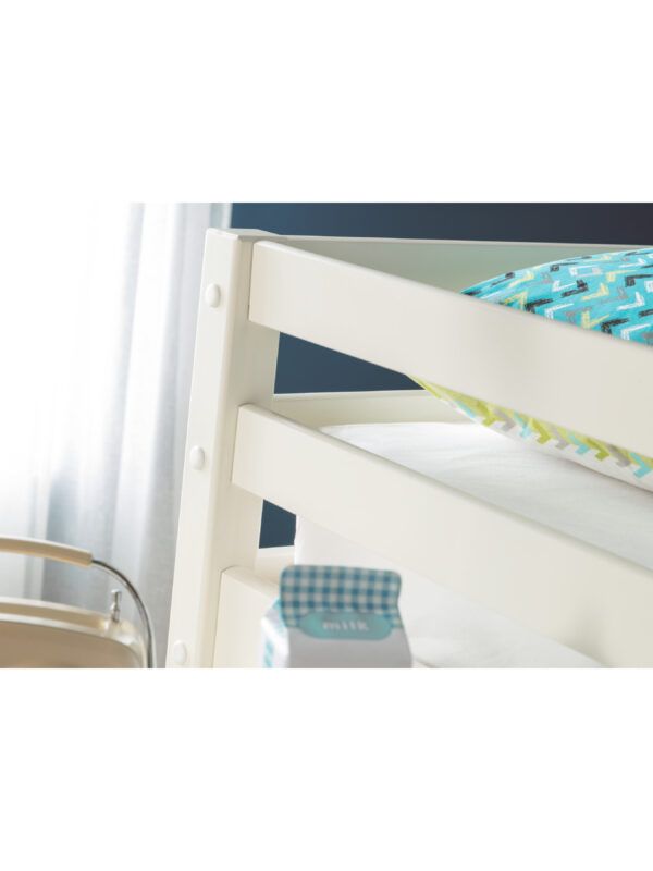 Roxy 90cm Single White Midsleeper Cabin Bed with Desk - Image 7