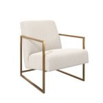Ritz Dove Grey and Silver Chair - Image 5