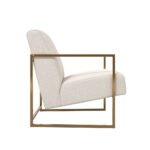Ritz Dove Grey and Silver Chair - Image 8