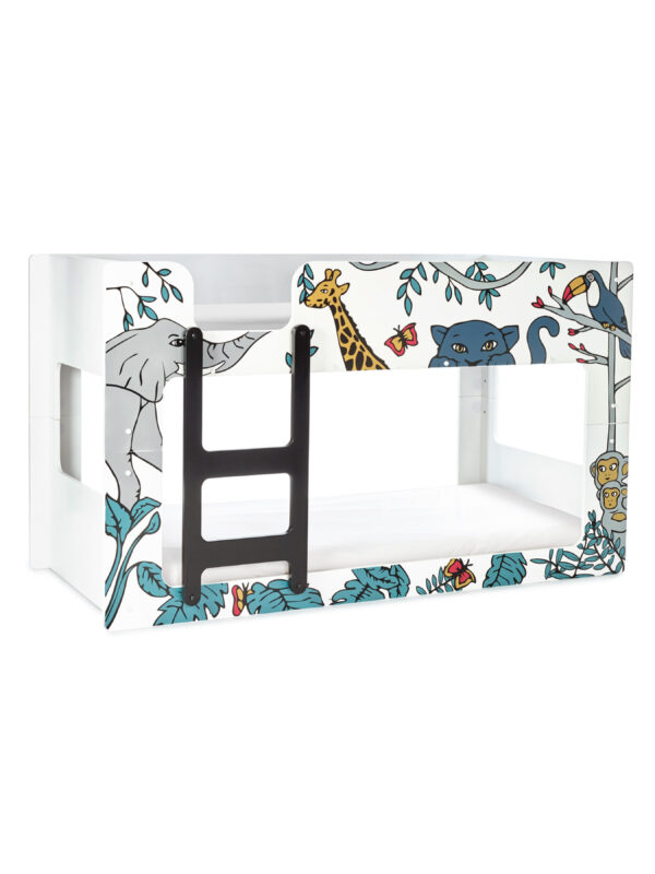 Safari 90cm Single Animal Print Bunk Bed - Image 2