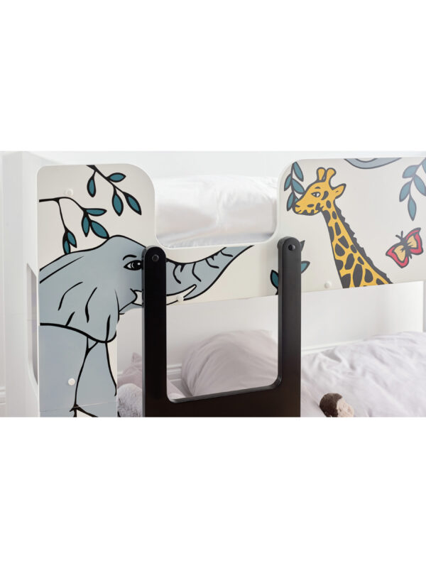 Safari 90cm Single Animal Print Bunk Bed - Image 6