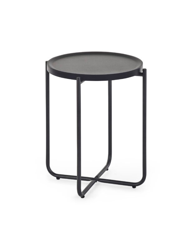 Sagrada Round Black Coffee and Lamp Table Set - Image 6