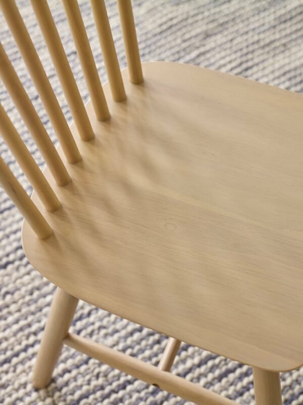Set of 2 Sakura Oak Dining Chairs - Image 10