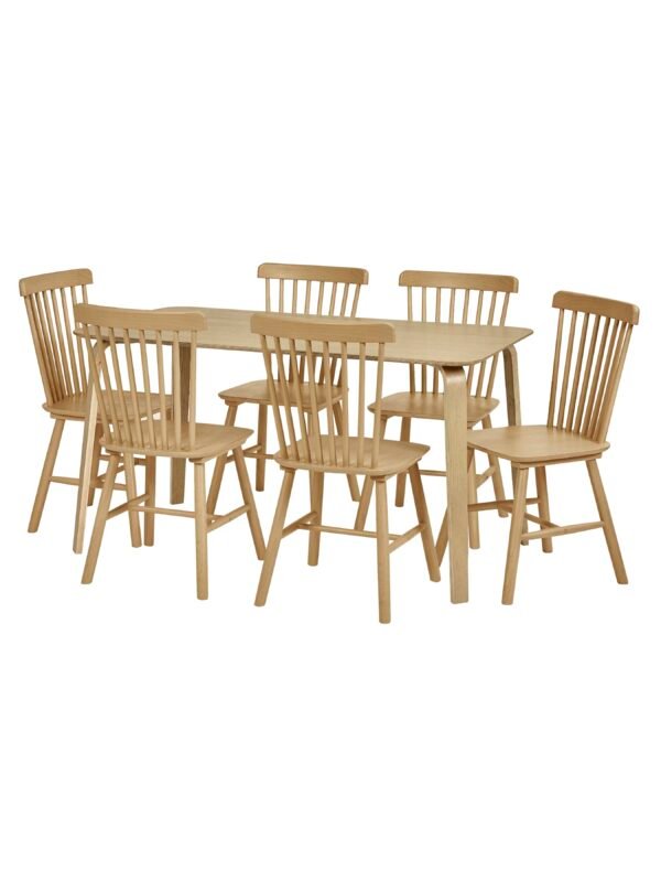 Set of 2 Sakura Oak Dining Chairs - Image 16