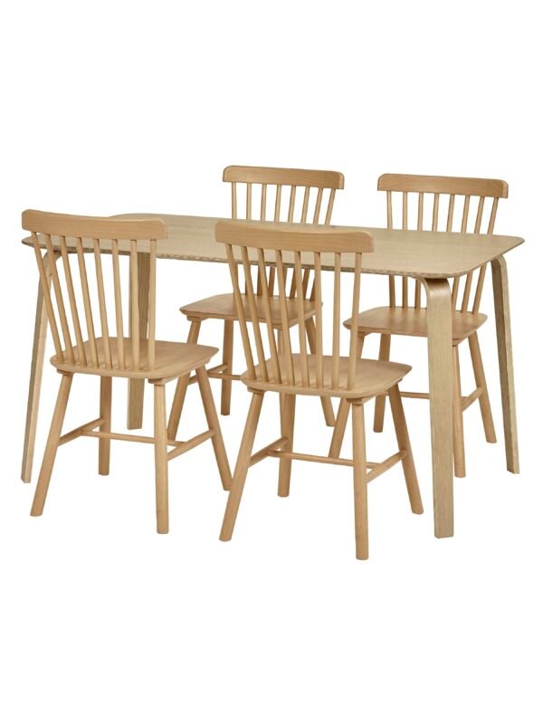 Set of 2 Sakura Oak Dining Chairs - Image 17