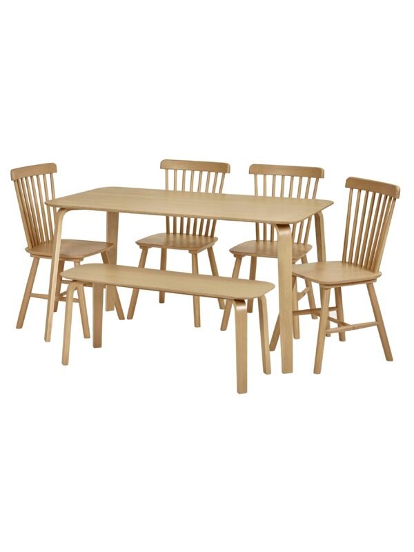 Set of 2 Sakura Oak Dining Chairs - Image 18