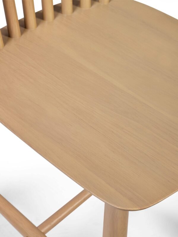 Set of 2 Sakura Oak Dining Chairs - Image 7