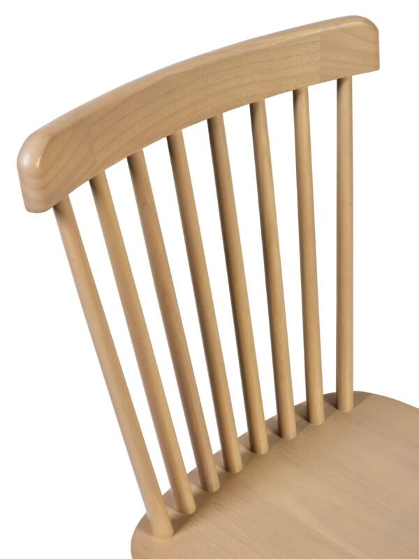 Set of 2 Sakura Oak Dining Chairs - Image 9