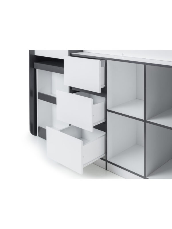 Saturn Mid Sleeper Bed with Desk - Image 11