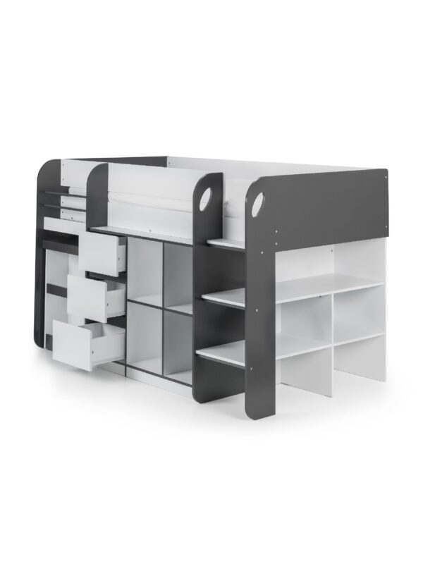 Saturn Mid Sleeper Bed with Desk - Image 5