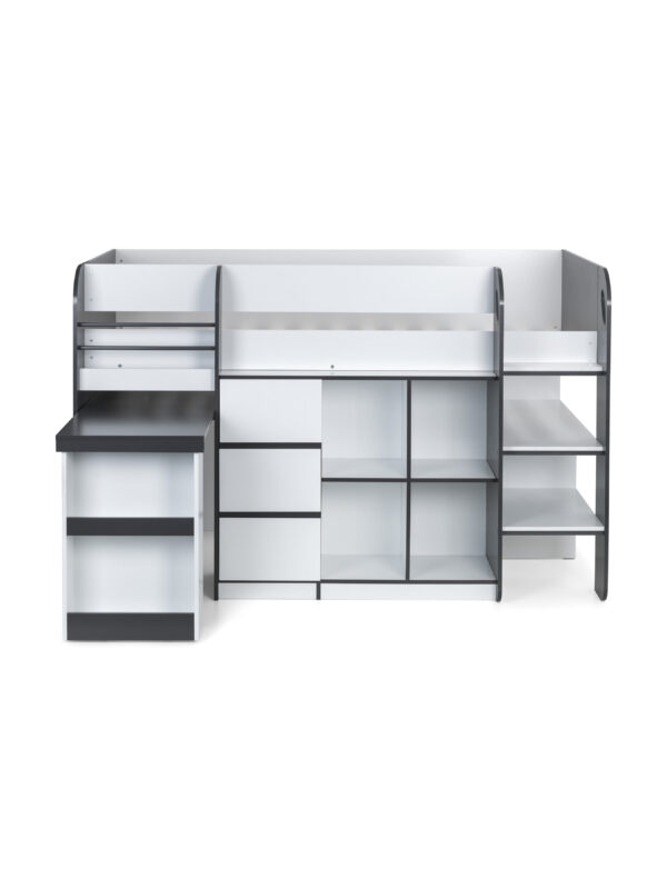 Saturn Mid Sleeper Bed with Desk - Image 8