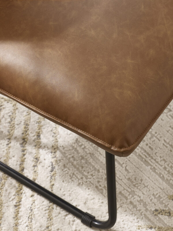 Saxon Upholstered Armless Accent Chair - Image 5