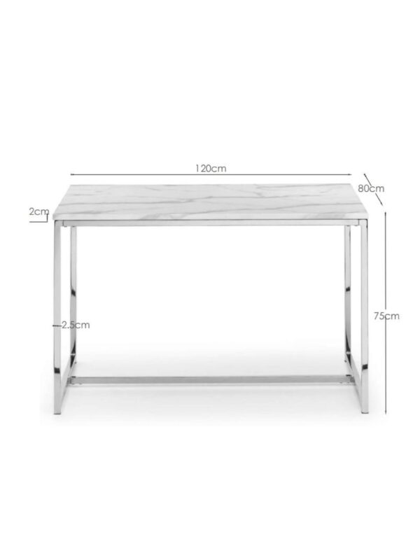 Scala Rectangular 4-6 Seater Dining Table - Image 5