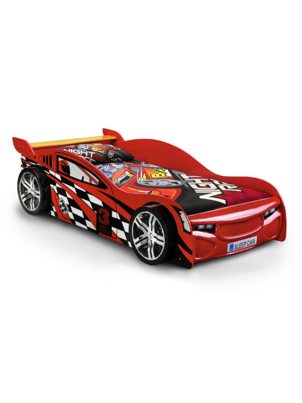 Scorpion Racing Car Bed - Red, Single - Image 2