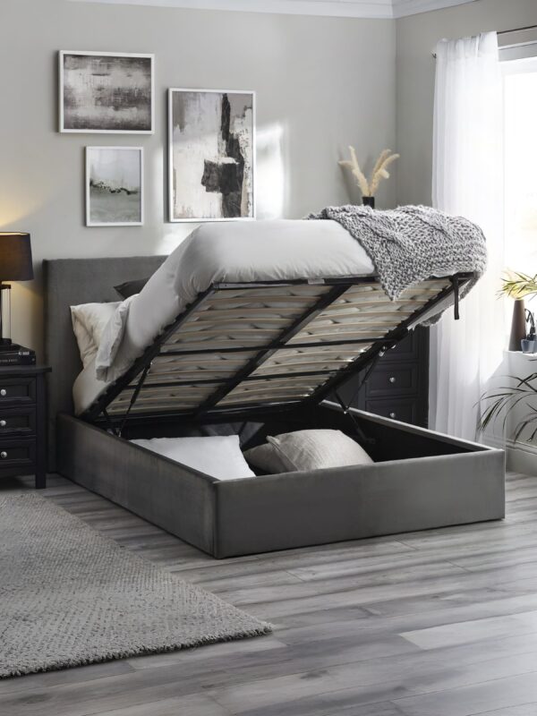 Shoreditch Upholstered Ottoman Storage Bed