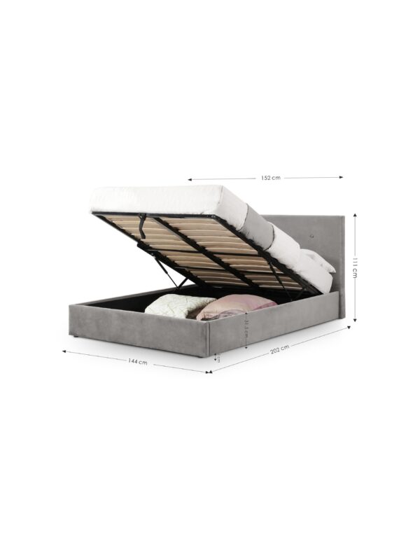 Shoreditch Upholstered Ottoman Storage Bed - Image 8