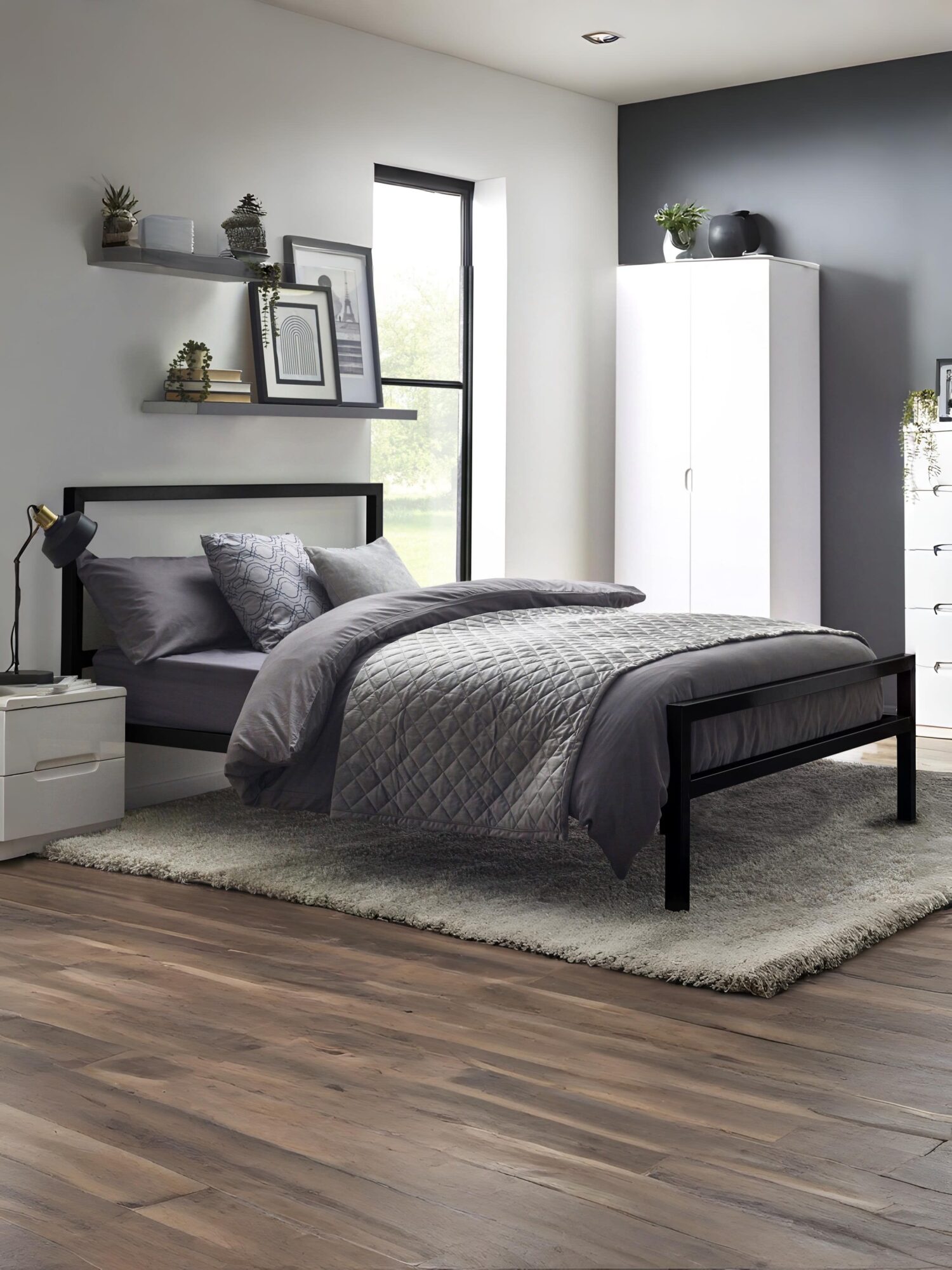 SOT101_1-1 Soto Metal Bed - Image 1