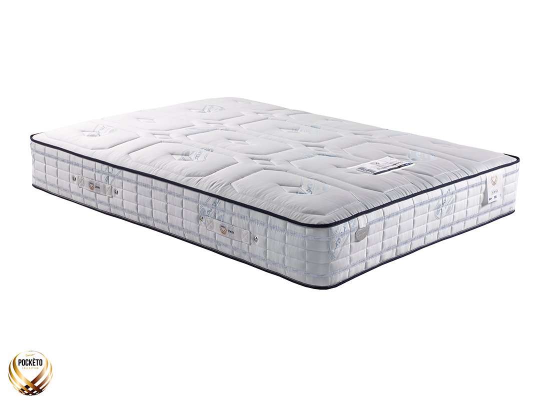 SP-2000-PS-1.jpg Sareer Pocketo 2000 Cool Blue Pocket Memory Mattress - Image 1