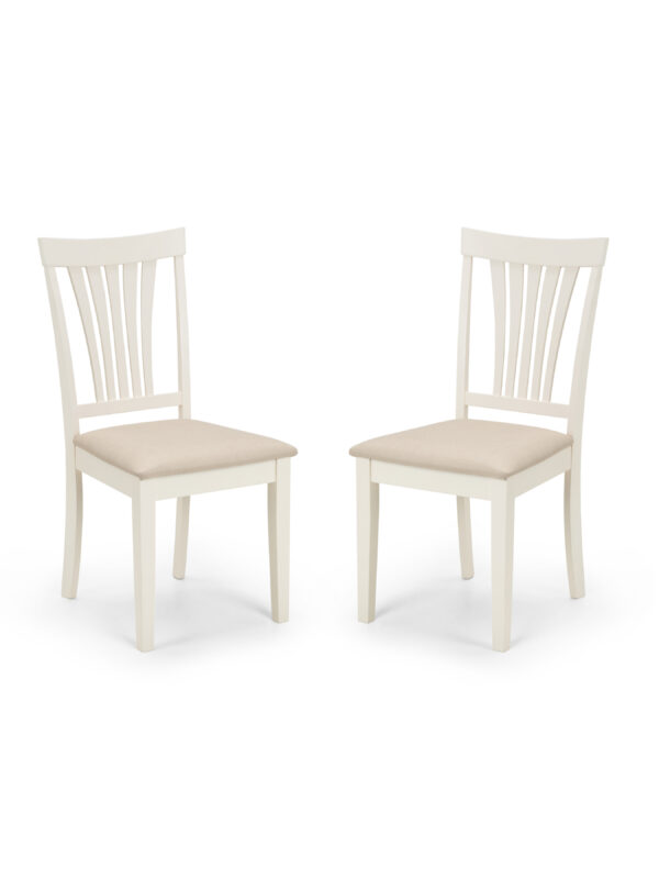 Set Of 2 Stanmore Ivory Chairs - Image 2