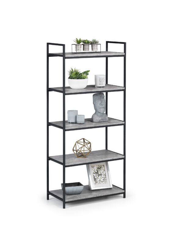 Staten Tall Concrete Bookcase - Image 3