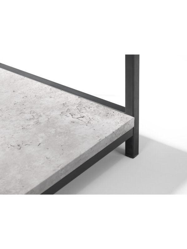 Staten Tall Concrete Bookcase - Image 5