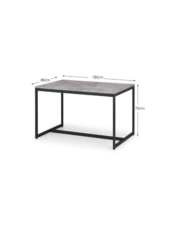 Staten Concrete Dining Table - Image 6