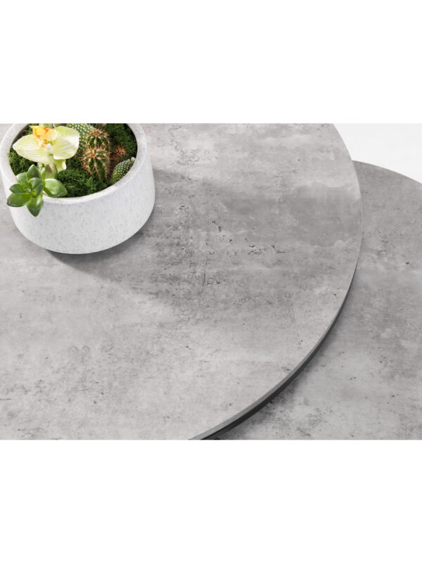 Staten Concrete Round Nesting Coffee Table - Image 5