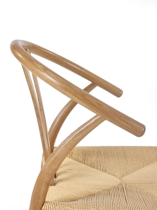 Set of 2 Symi Natural Oak Dining Chairs - Image 7
