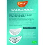 Sareer Matrah Cool Blue Memory Foam Mattress - Image 4