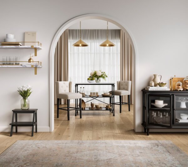 Shay Stone Winged Counter Stool