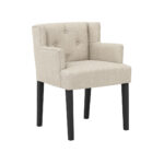 Shay Anthracite Winged Chair with Arms - Image 12