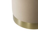 Lara Vintage Pink & Gold Dining Chairs - Image 12