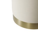 Lara Vintage Pink & Gold Dining Chairs - Image 13