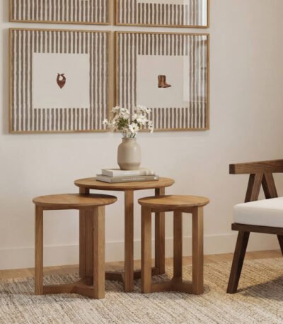 Stow Oak Side Tables