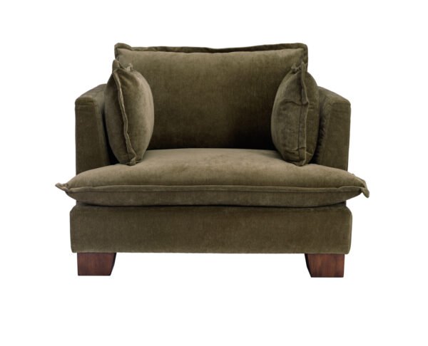 Suffolk Olive Armchair - Image 2