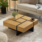 Tahoe 80cm Square Storage Coffee Table