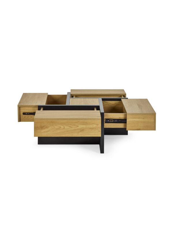 Tahoe 80cm Square Storage Coffee Table - Image 7