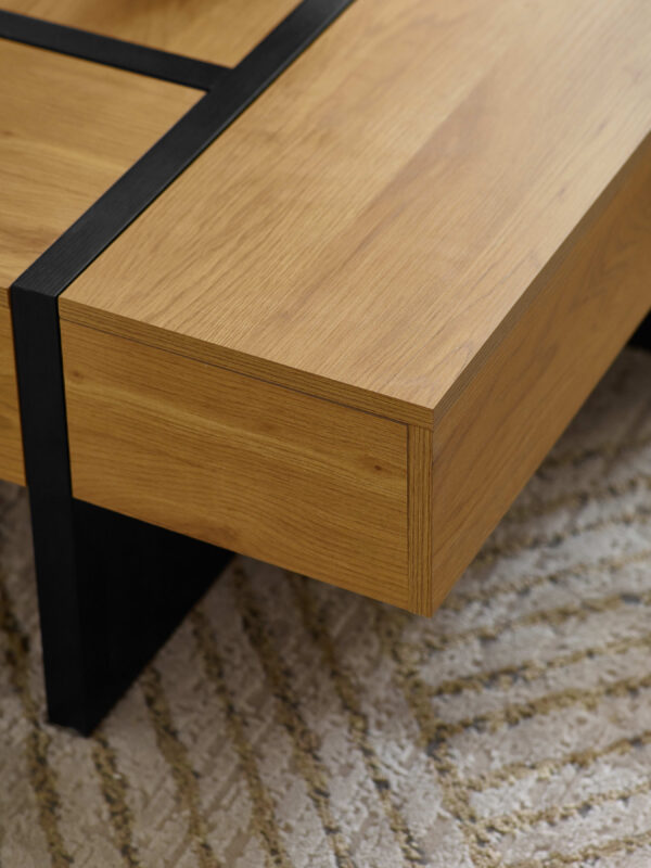 Tahoe 80cm Square Storage Coffee Table - Image 9