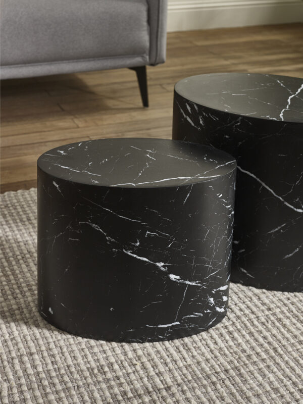 Toba Oval Nest of 2 Side Tables - Image 9