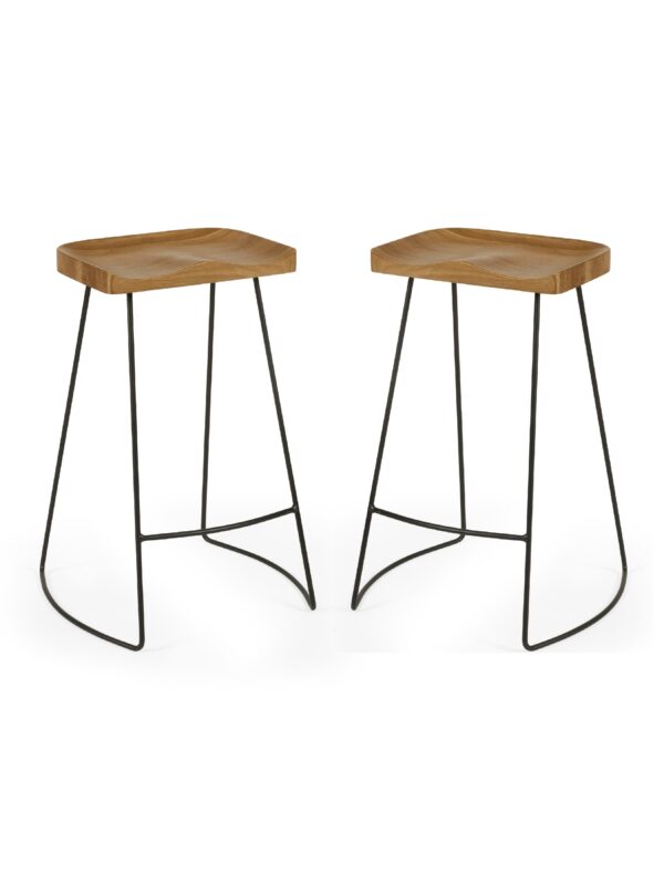Set of 2 Travis Bar Stools - Image 2