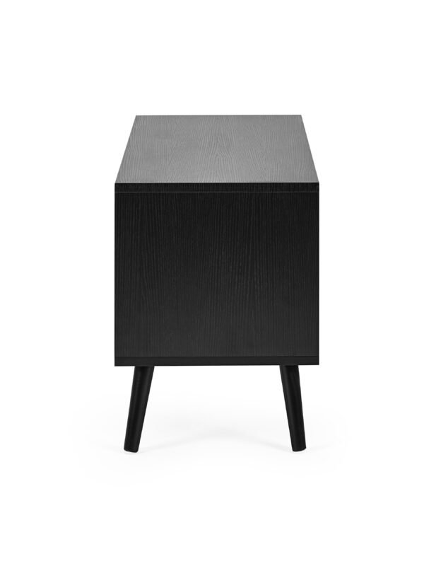 Trent Walnut and Black Small TV Stand Up to 43" - Image 9