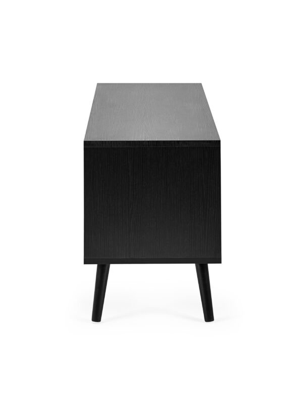 Trent Walnut and Black Large TV Stand Up to 55" - Image 9