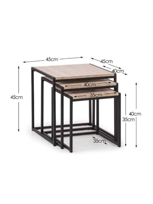 Tribeca Nest of 3 Side Tables - Image 5