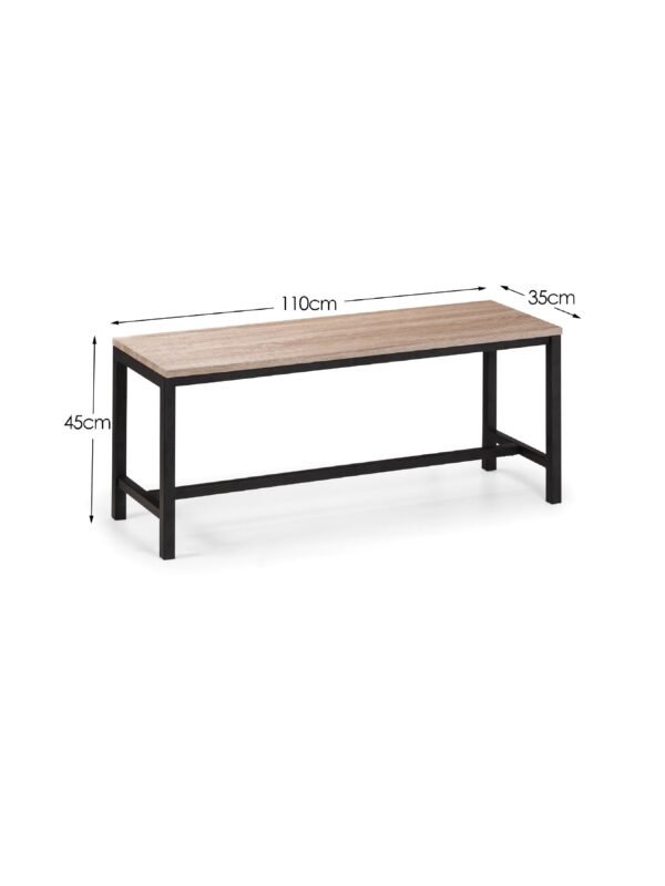 Tribeca 2 Seater Dining Bench - Image 5