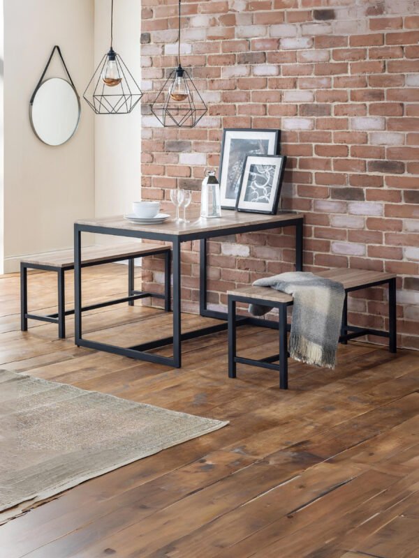 Tribeca Rectangular 4-6 Seater Dining Table - Image 6