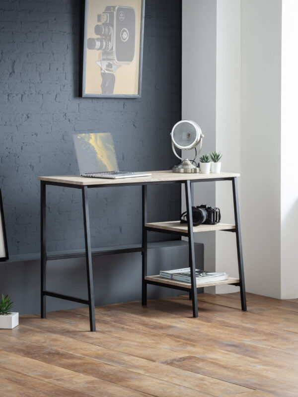 Tribeca Desk with Shelves