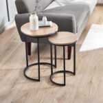 Tribeca Round Nest of 2 Side Tables